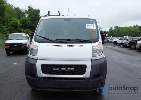 2021 Ram Promaster 1500 Low Roof 136 Wb из США, поврежденный, VIN 3C6LRVAG4ME500386